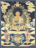 Shakyamuni Buddha Thangka Painting for wall hanging decor.