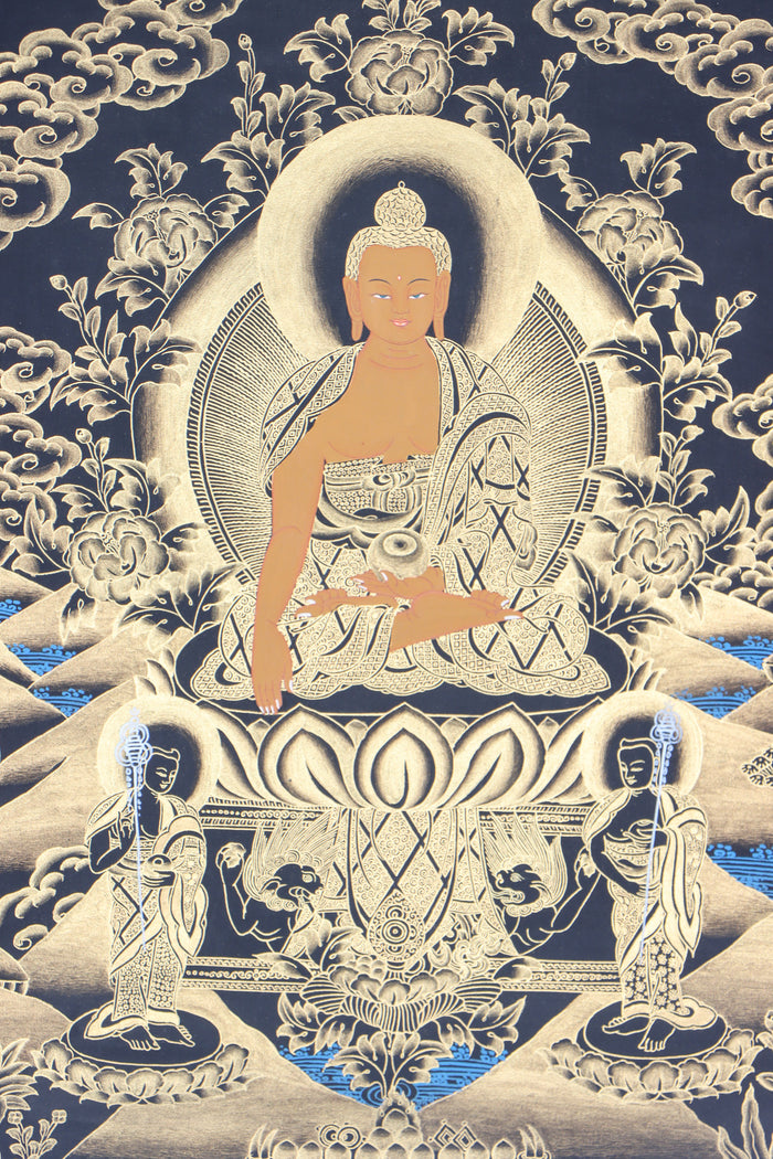 Shakyamuni Buddha Thangka Painting - Lucky Thanka