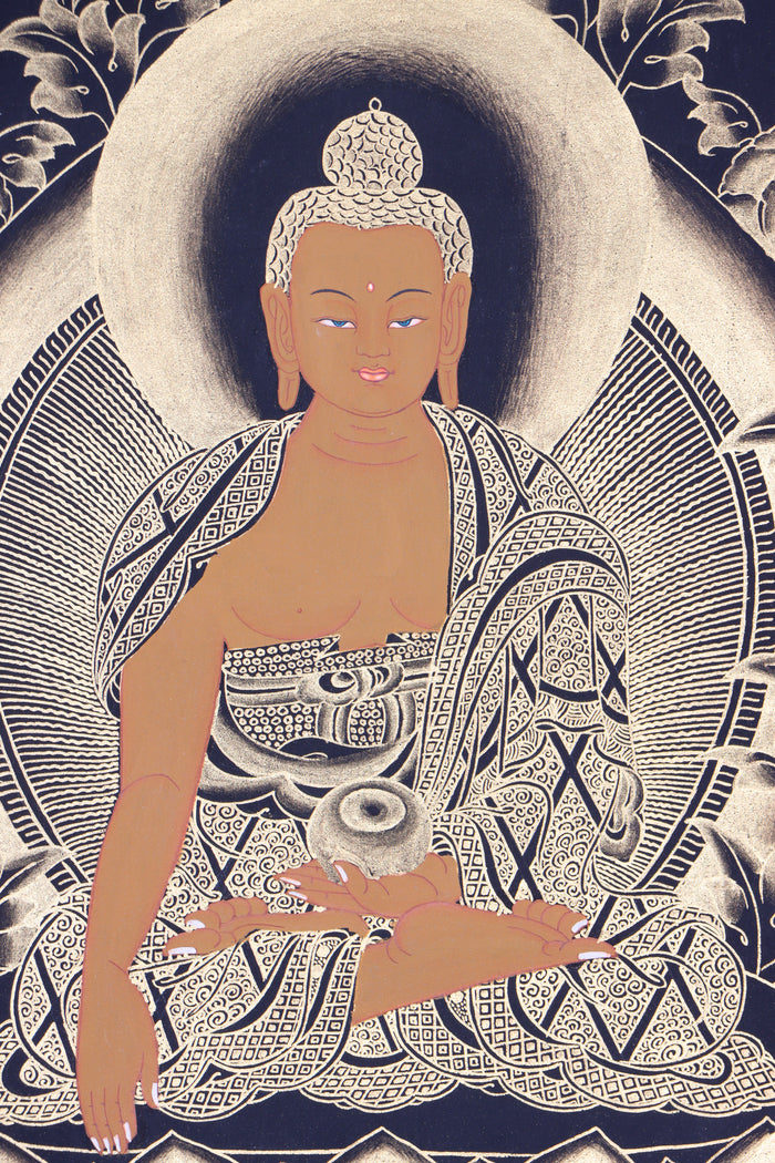 Shakyamuni Buddha Thangka Painting - Lucky Thanka