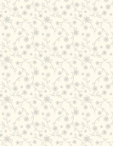 Small Floral Toss Cream- Cottage Reverie