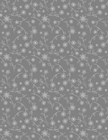 Small Floral Toss Gray- Cottage Reverie