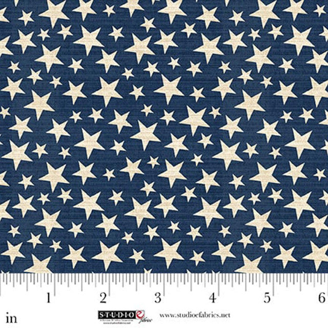 Small Stars Blue- Pieces of America