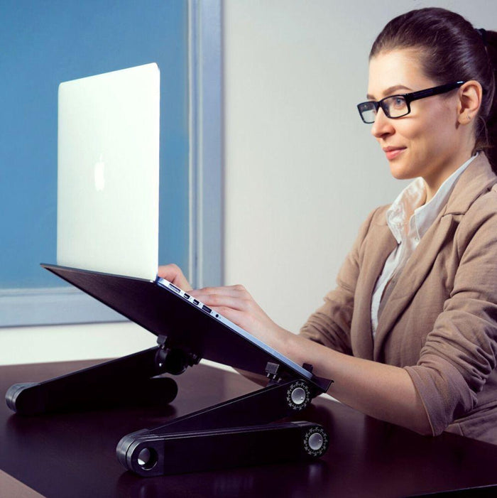 SmartStand™ Adjustable Ergonomic Portable Aluminum Laptop Desk Stand