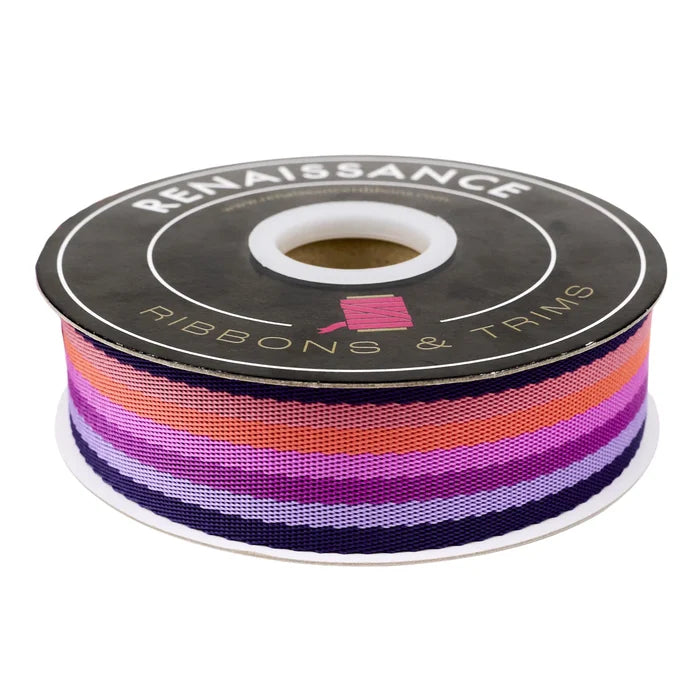 Smooth Sailing in Ultraviolet - 1-1/2" Webbing by Tula Pink