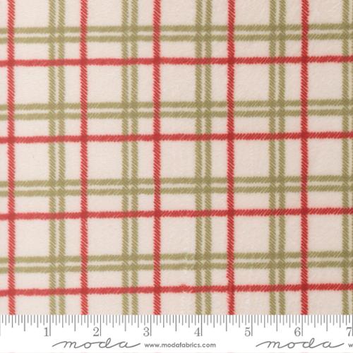 Snow Yuletide Plaid and Checks- Christmas Eve Cuddle
