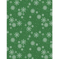 Snowflakes Green- Snowy Gnomies