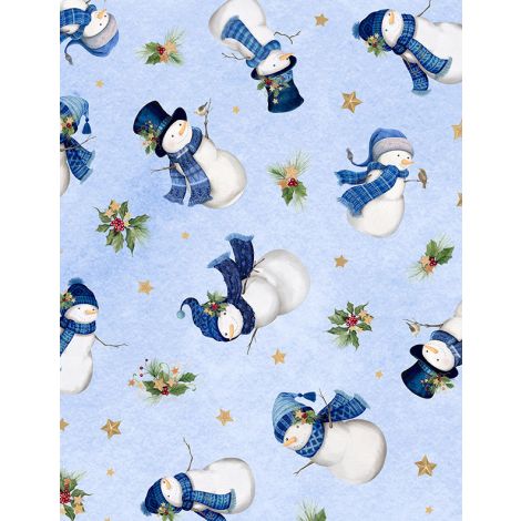 Snowman Toss Light Blue- Let It Snow-Man!