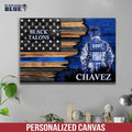 Canvas Prints 12" x 8" Half Flag - SORT Suit - Personalized Canvas