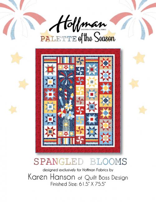 Spangled Blooms Quilt Kit