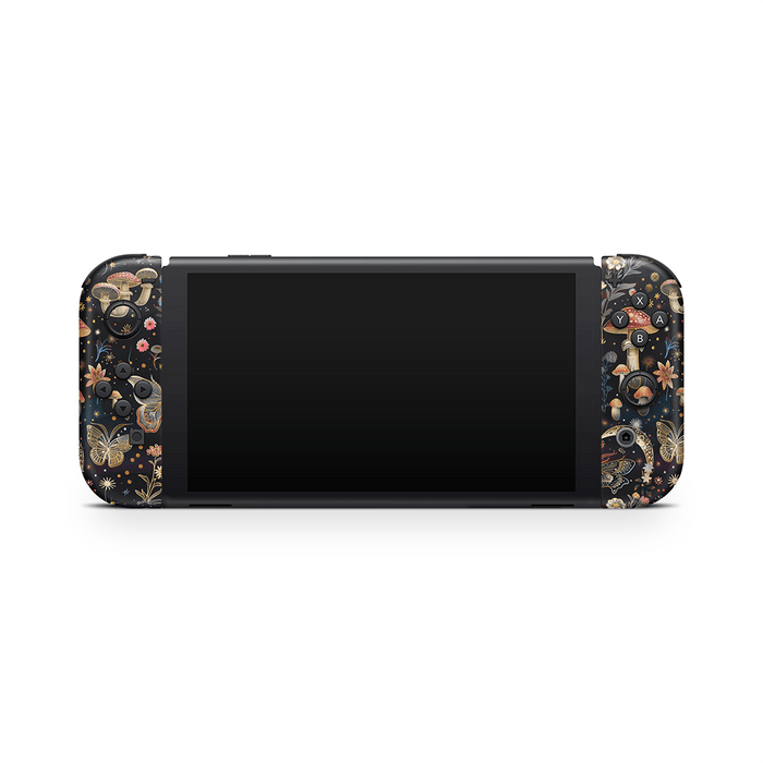 Sparkling Mushies Nintendo Switch OLED Decal Skin