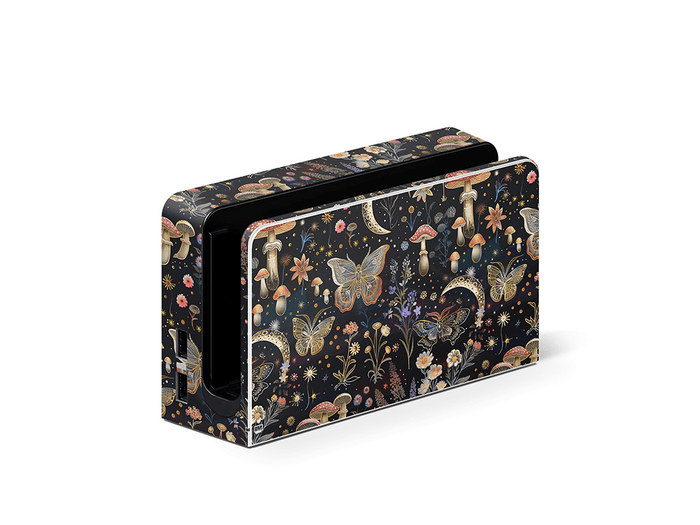 Sparkling Mushies Nintendo Switch OLED Decal Skin