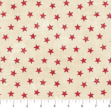 Stars Cream/Red- American Heartland