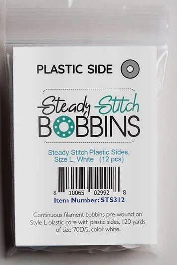 Steady Stitch L Class Plastic Side Prewound Bobbins