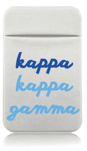 Stretchy Phone Wallet- Kappa Kappa Gamma