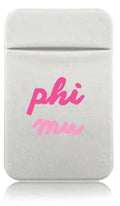 Stretchy Phone Wallet- Phi Mu