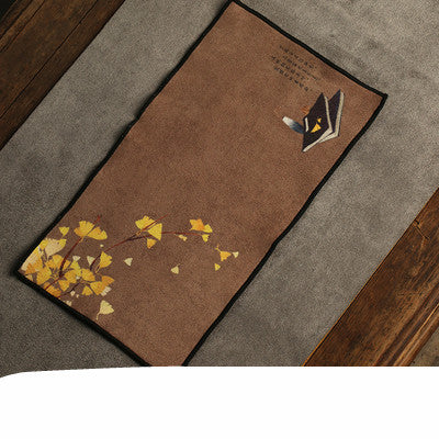 Suede Tea Towel for Zen Tea Table — Daantang Artisan Design