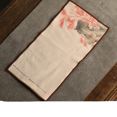 Suede Tea Towel for Zen Tea Table — Daantang Artisan Design
