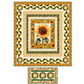 Sunflower Award Quilt with Matching Table Runner Pattern