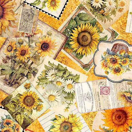 Sunflower Ephemera Orange - Sunflower Serenade