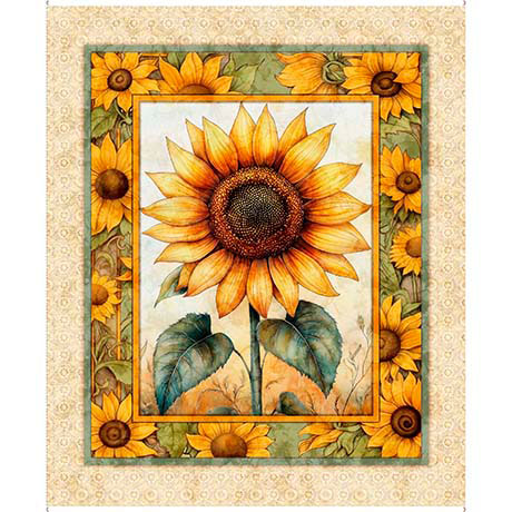 Sunflower Panel- Sunflower Serenade