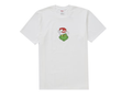 White Supreme Grinch Tee from Fall/Winter 2024 collection featuring iconic character design