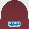 Supreme Professional Beanie in Cardinal Red, perfect for winter weather
