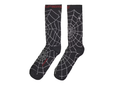 Black Supreme Spyder Crew Socks from Fall/Winter 24 collection, featuring iconic logo