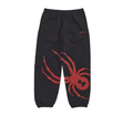 Supreme Spyder Sweatpants in Black from the FW24 collection, featuring sleek design and comfortable fit for versatile styling options