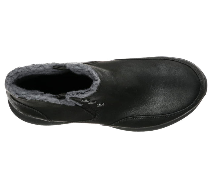 Svart fodrad ankelstövel från Skechers