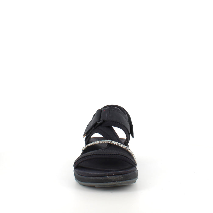 Svart Merrell-sandal – bekväm sandal med justerbar passform