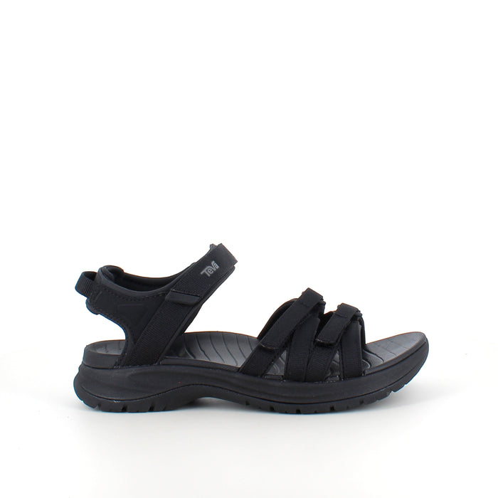Svart Teva-sandal med fotvalvsstöd och extra komfort