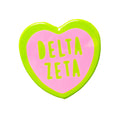 Sweetheart Button- Delta Zeta