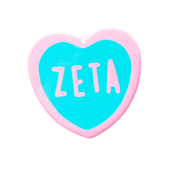 Sweetheart Button- Zeta Tau Alpha