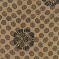 Taupe/Citron Medallion Kantha