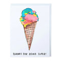 Thanks For Being Super! (Superman Ice Cream) Card — City Bird
