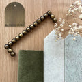 Cabinet Knobs & Handles The Bayside Luxe Cottesloe Solid Antique Brass Cabinetry Handle