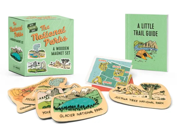 The National Parks- A Wooden Magnet Set — Hachette Book Group