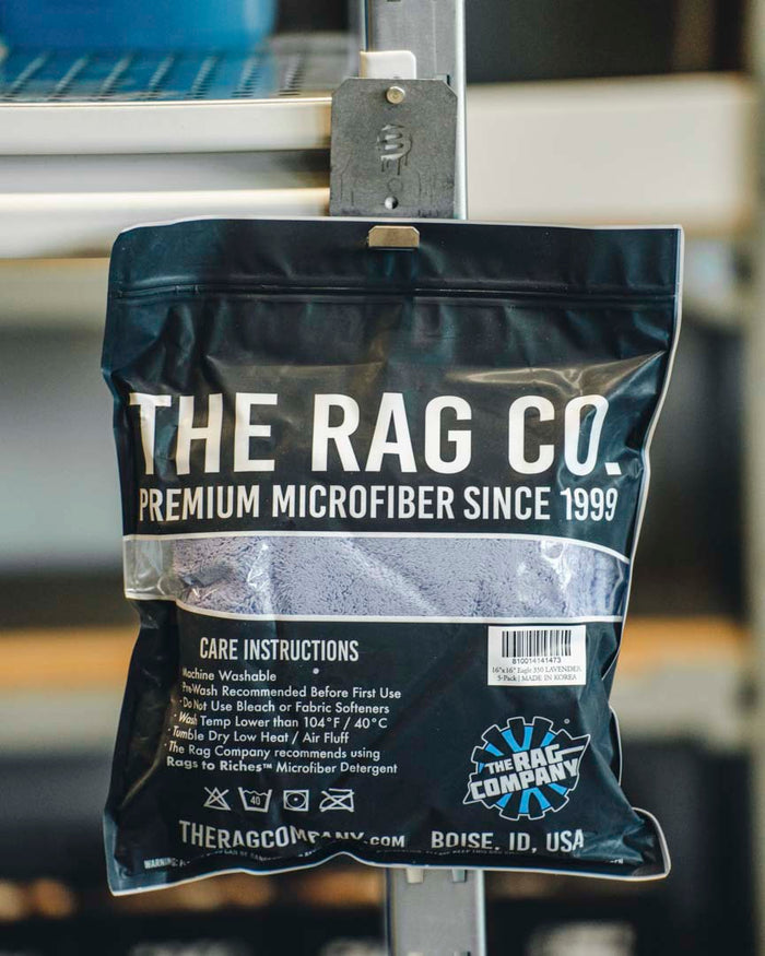 The Rag Company Eagle Edgeless 350 Lavender - 16in. x 16in 5-Pack