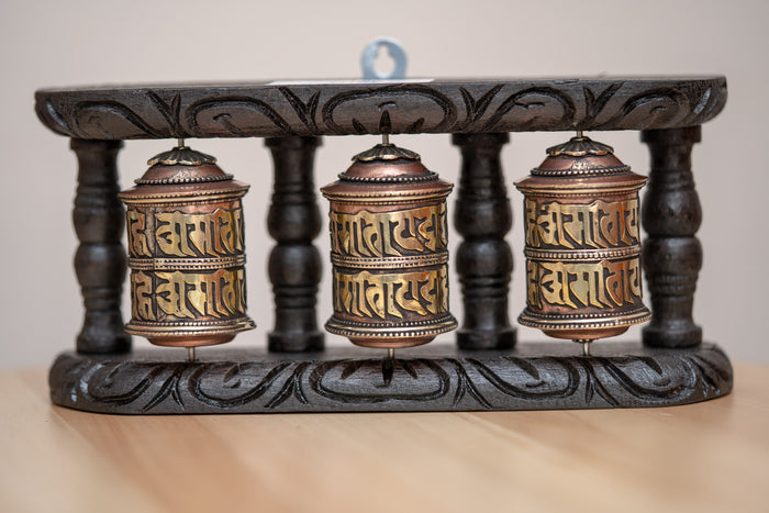 Prayer Wheel - Lucky Thangka