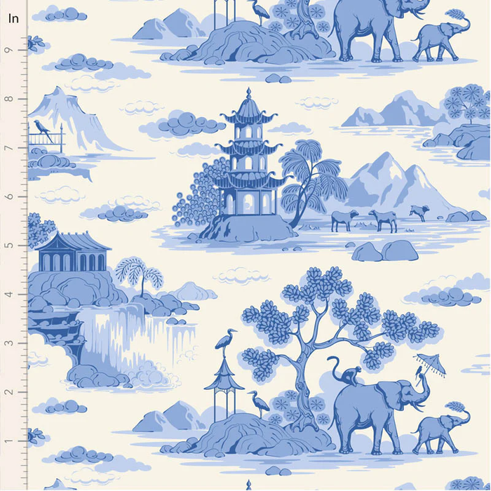 Tilda Cottonview Cream- Something Blue