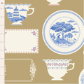 Tilda Labels & Ornaments Ochre- Something Blue