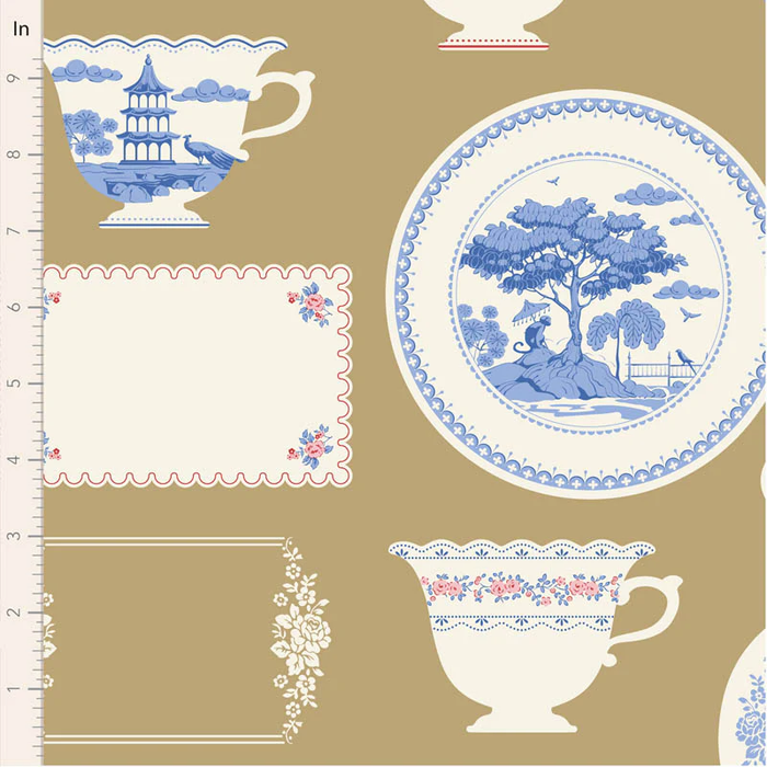 Tilda Labels & Ornaments Ochre- Something Blue