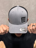 TOC Supplies Classic Snapback Trucker, Gray/Black