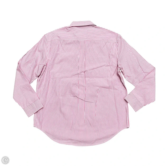 Top Long Sleeve By Southern Tide In Pink & White, Size: Xs
