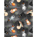 Tossed Cats Black- Spooky Tails
