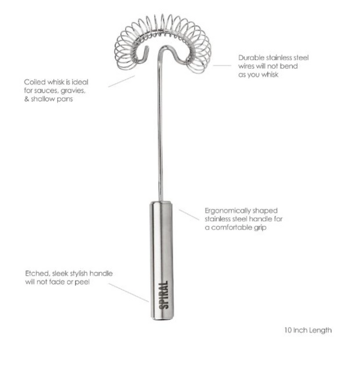 Tovolo | 10" Stainless Steel Spiral Whisk