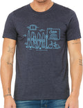 Unisex Salida Kayak Wall T-shirt