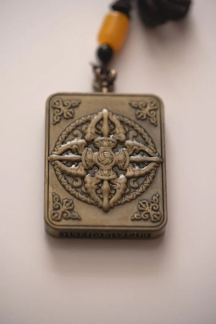 Wrathful Mahakala Ghau Thangka Locket