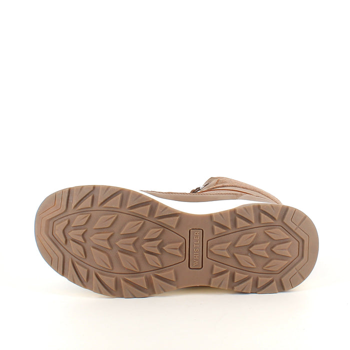 Vattentät brun vinterkänga med fleecefoder