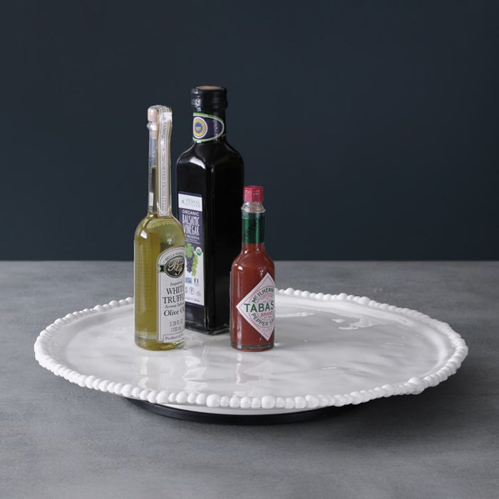 VIDA Alegria 14" Lazy Susan in White - The Preppy Bunny